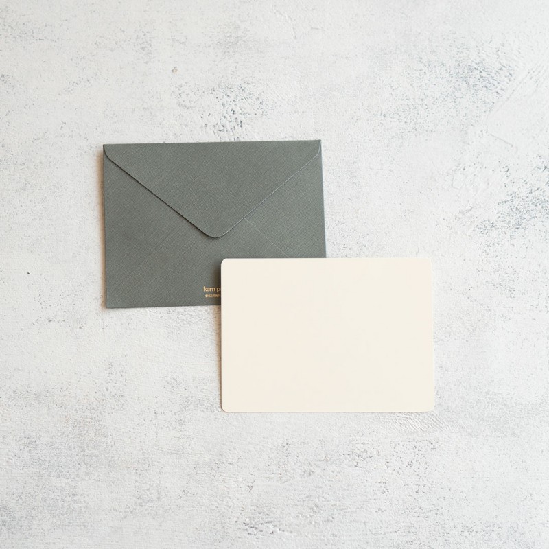GREY GREETING CARD A6